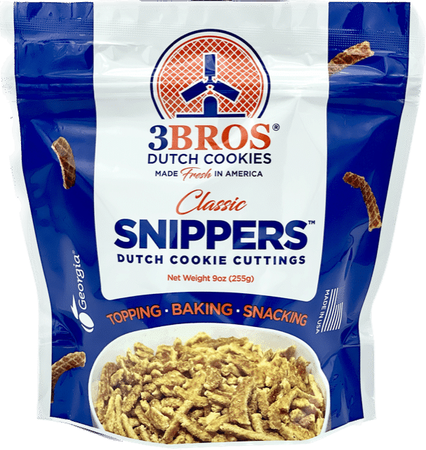 Stroopwafel Snippers - Dutch Cookie Cuttings, 9 Ounce Resealable Bag