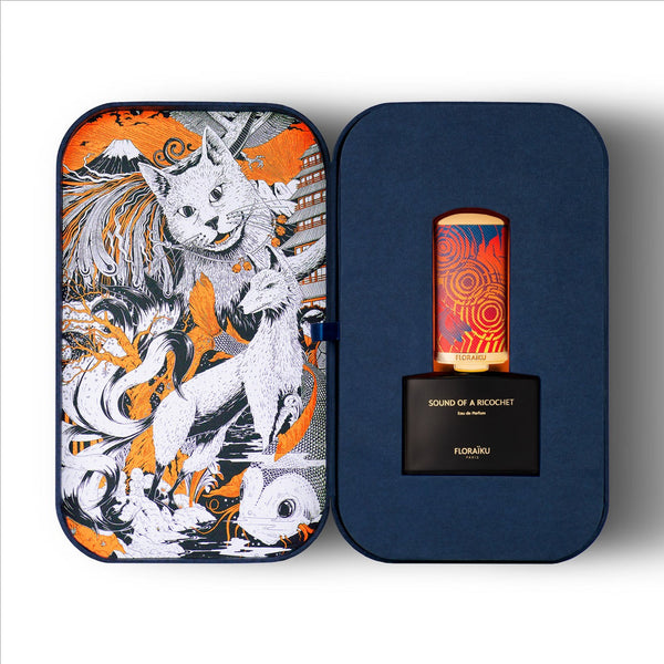 Floraiku Bento Box, SOUND OF A RICOCHET Eau de Parfum 50ml + 10ml with Travel Case