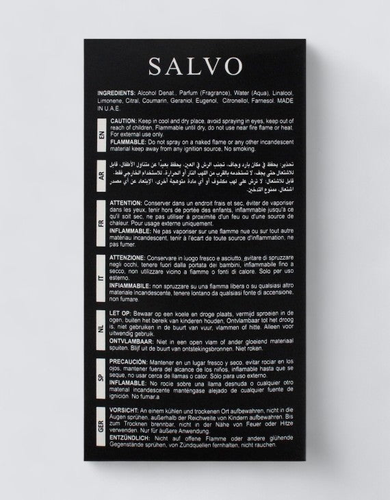 Maison Alhambra Salvo Intense Eau de Parfum Spray for Men, 100 ml