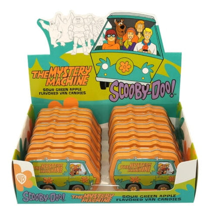 Scooby Doo The Mystery Machine Van Candies, 1.5 Ounce Tin - 12 Count Display Box