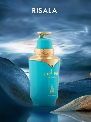Risala Pure Ombre Eau de Parfum Unisex Perfume, 100 ml