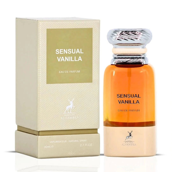 Maison Alhambra Sensual Vanilla Eau de Parfum Spray Unisex Perfume, 80 ml