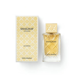 Swiss Arabian Shaghaf Feminine Luxury Eau de Parfum Spray for Women, 75 ml