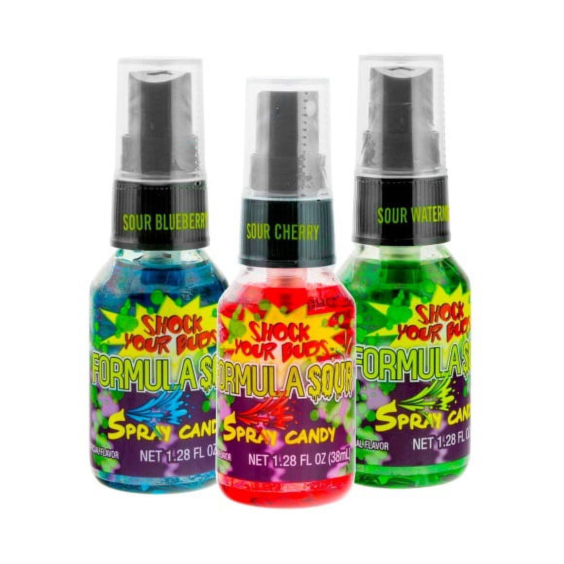 Squire Boone Formula Sour Spray Candy - 15 Count Display Box