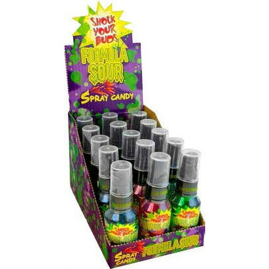 Squire Boone Formula Sour Spray Candy - 15 Count Display Box