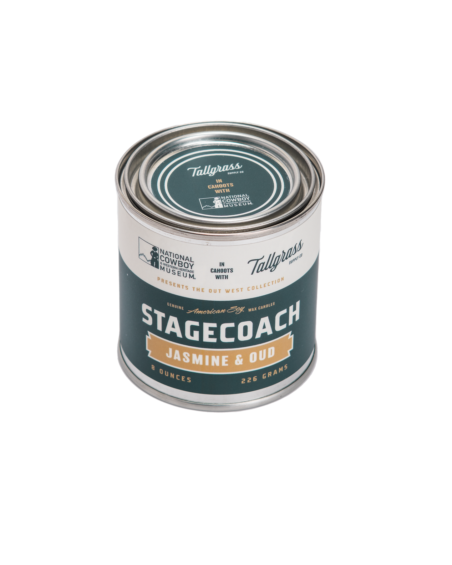 Stagecoach: Jasmine + Oud Soy Wax Candle