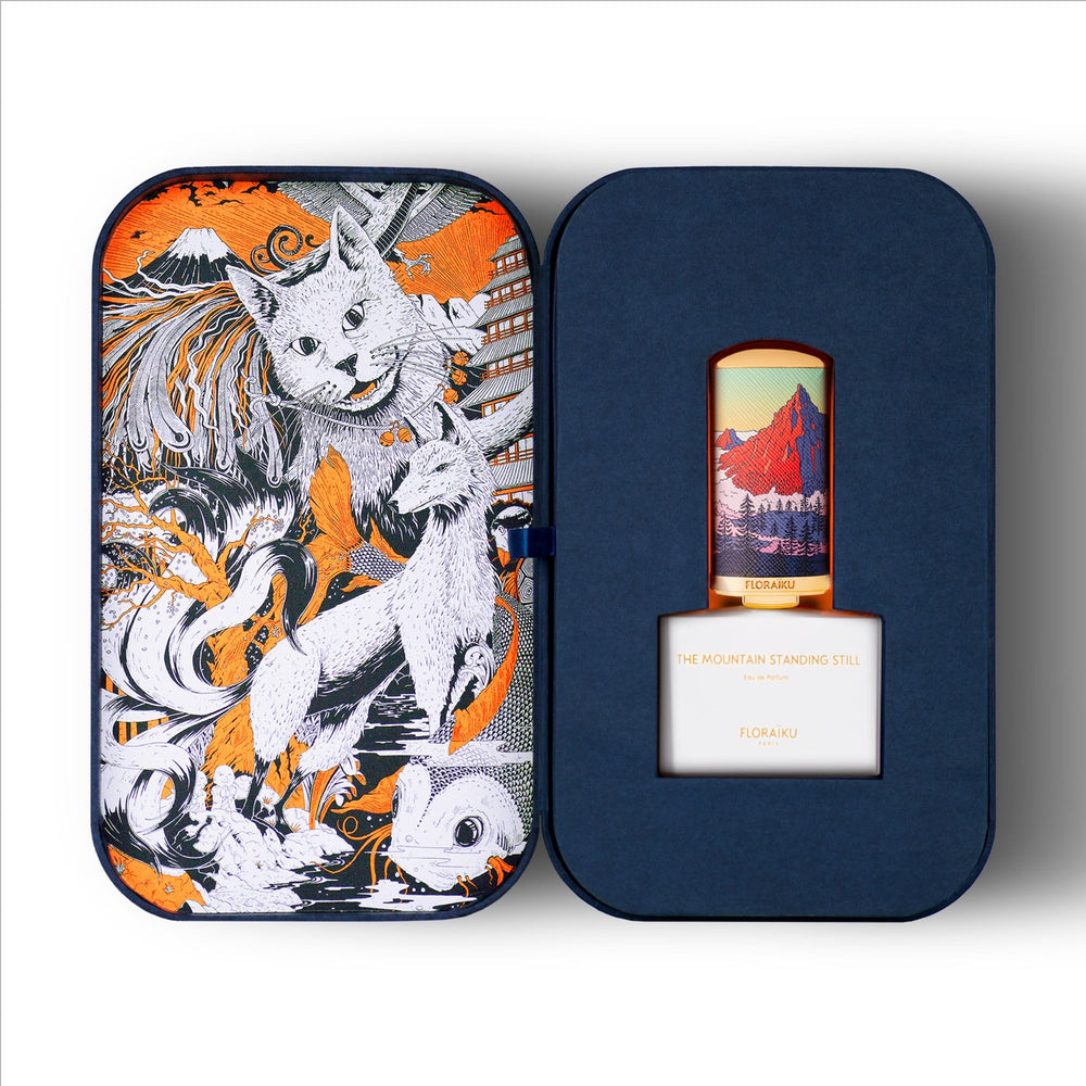 Floraiku Bento Box, THE MOUNTAIN STANDING STILL Eau de Parfum 50ml + 10ml with Travel Case