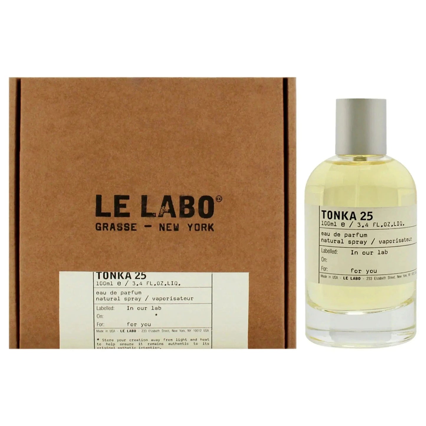 Tonka 25 By Le Labo For Unisex 3.4oz EDP Spray