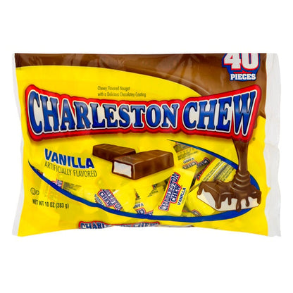 Charleston Chew Rollers Vanilla Candy - 40 Count (10 Ounce) Bag