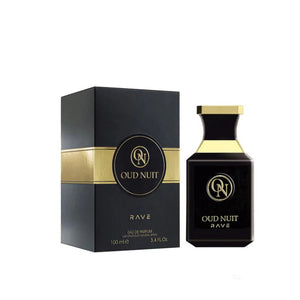 Lattafa Rave Oud Nuit Eau de Parfum Spray Unisex Perfume, 100 ml