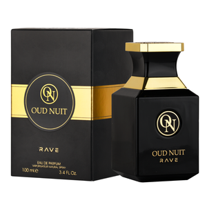 Lattafa Rave Oud Nuit Eau de Parfum Spray Unisex Perfume, 100 ml