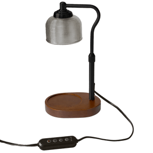 Candle Warmer Lamp with Wood Base