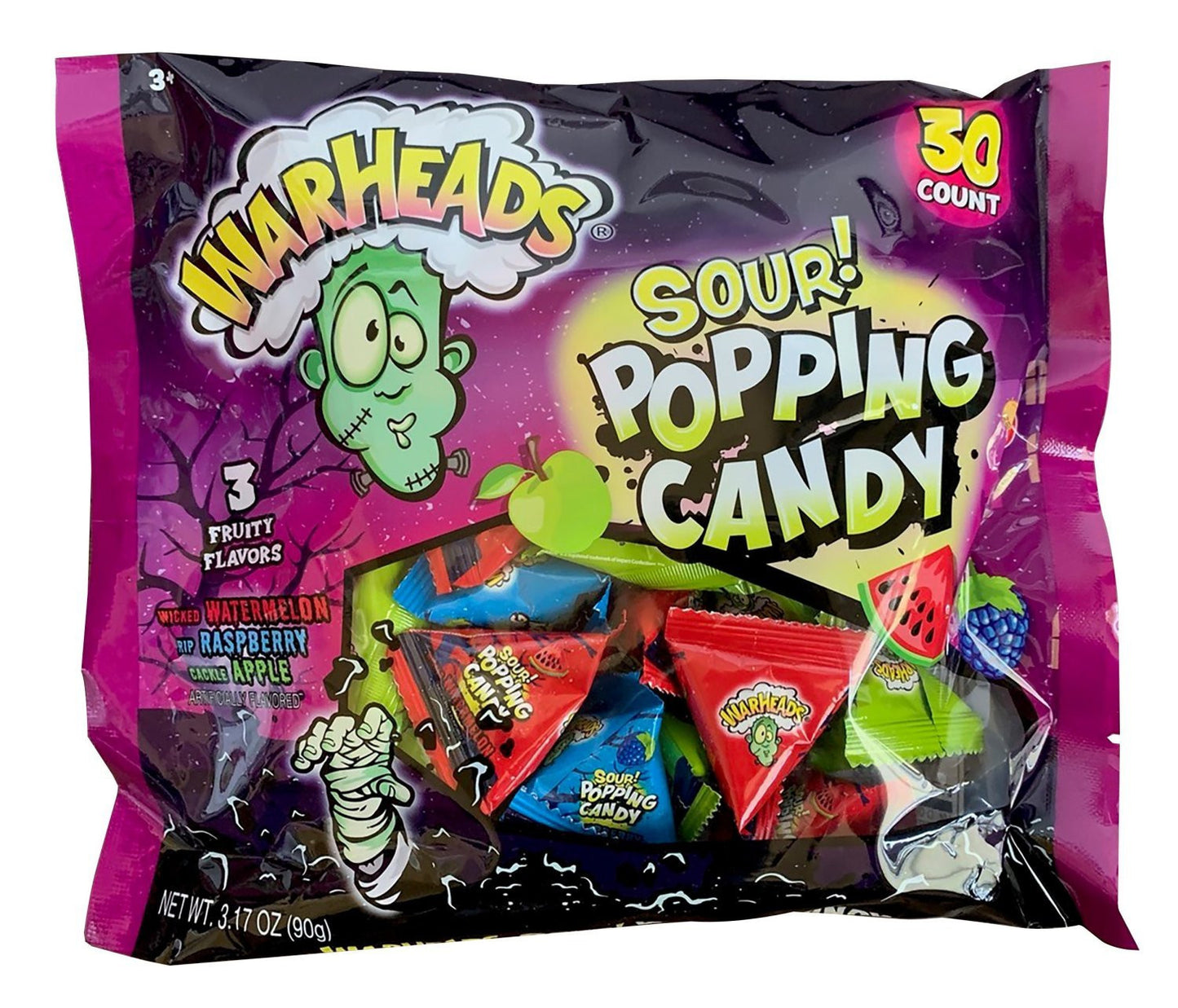 Halloween Popping Candy, Individual Packets of Candies, Trick or Treat, 30 count