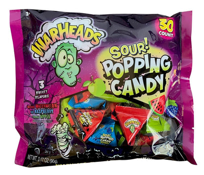 Halloween Popping Candy, Individual Packets of Candies, Trick or Treat, 30 count