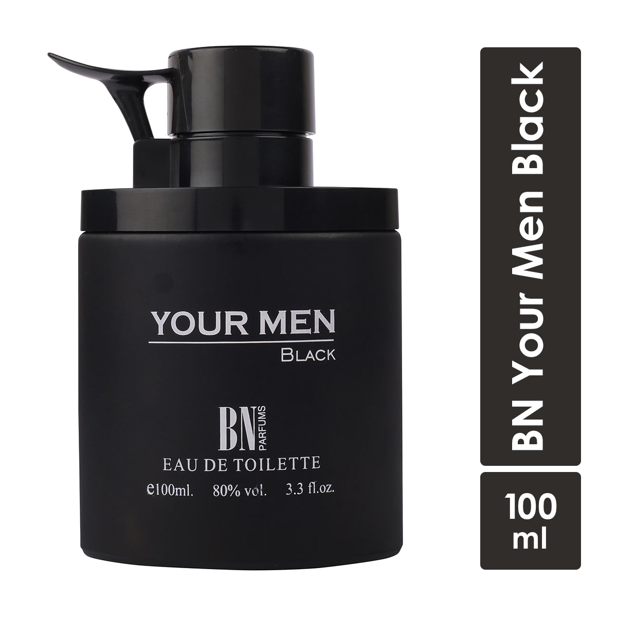 BN Your Men Black, Eau de Toilette, Perfume for Men, 100 ml