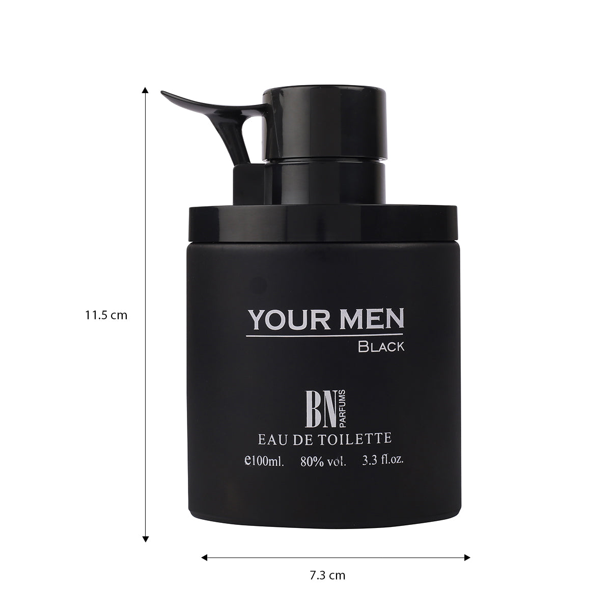 BN Your Men Black, Eau de Toilette, Perfume for Men, 100 ml