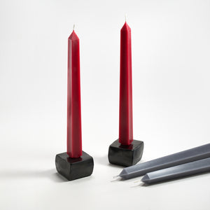 Greentree Home Candle, 12" Square Unscented Taper Handmade Beeswax Candles