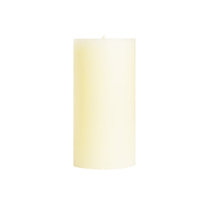 Unscented Pillar Candles, Shell White