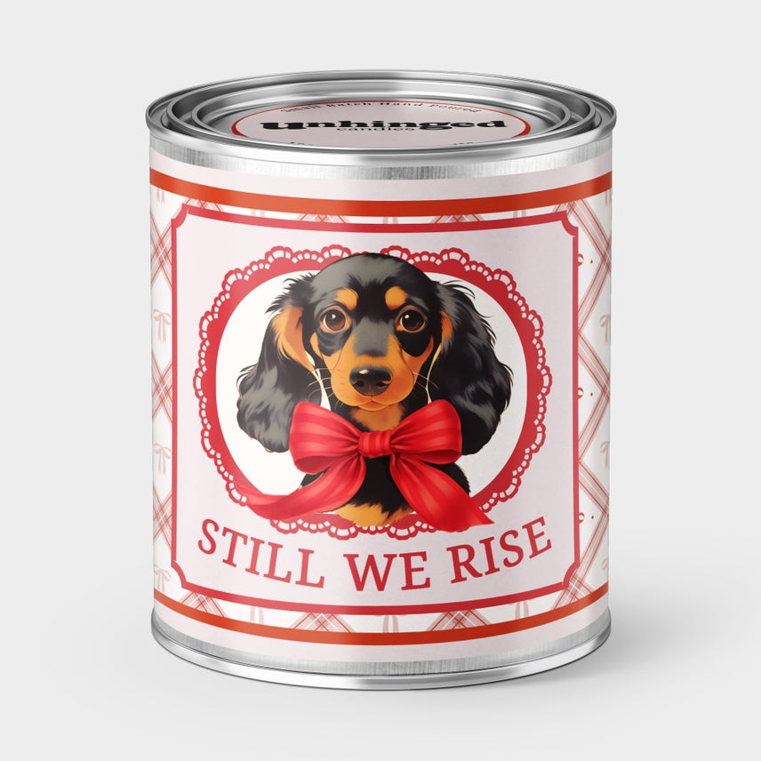 Still We Rise Daschund Soy Candle