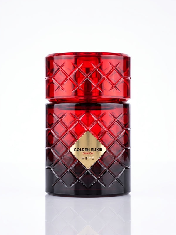 Riiffs Golden Elixir Crimson Extrait de Parfum Perfume Spray Unisex Perfume, 100 ml