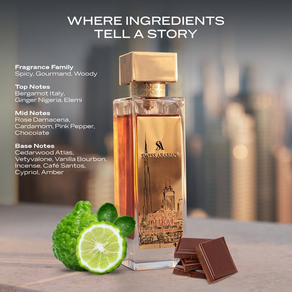 Swiss Arabian Opulence of Dubai Luxury Extrait de Parfum Unisex Perfume Spray, 100 ml
