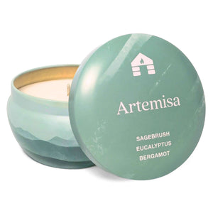 Scented Candle Tins - Non-Toxic Coconut Wax - Aromática 8 oz