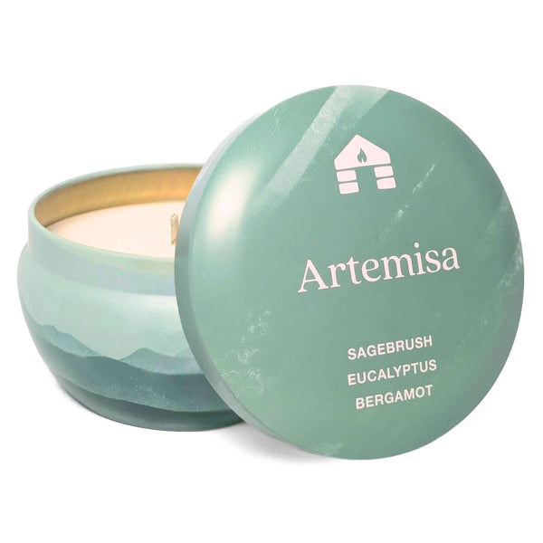 Scented Candle Tins - Non-Toxic Coconut Wax - Aromática 8 oz
