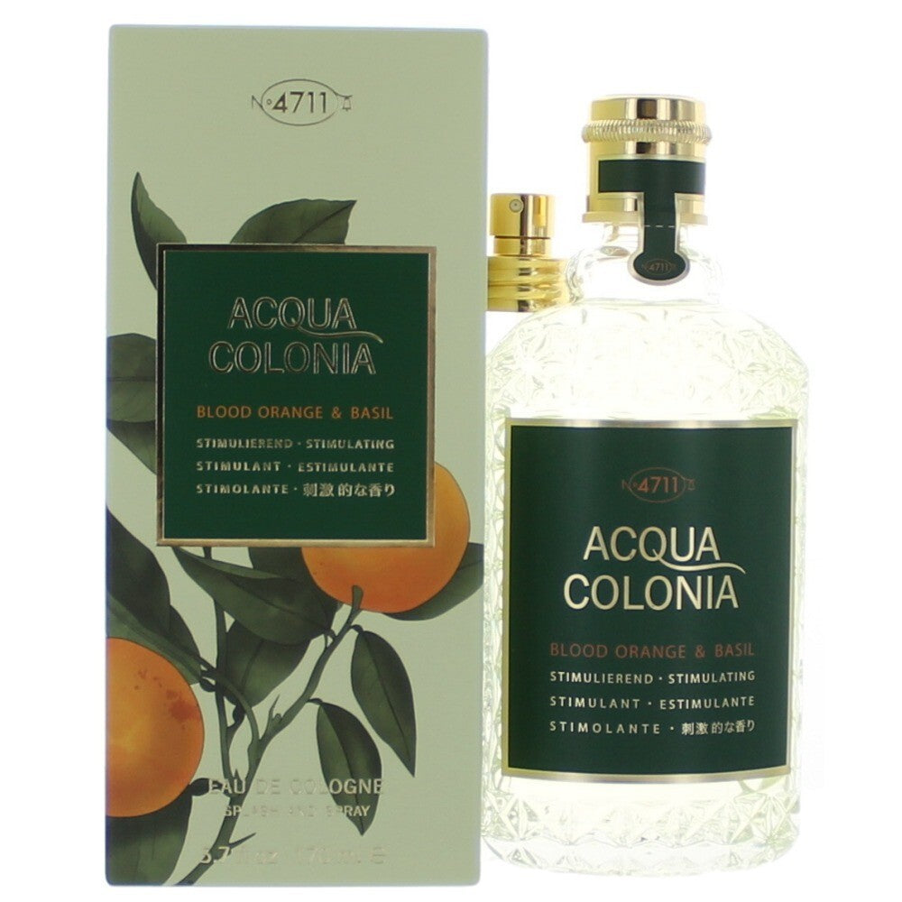 4711 Acqua Colonia Blood Orange & Basil Eau de Cologne Splash/Spray 5.7 oz for Unisex