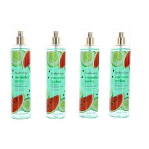 Cucumber Melon, 4 Pack 8 oz Fragrance Mist for Women