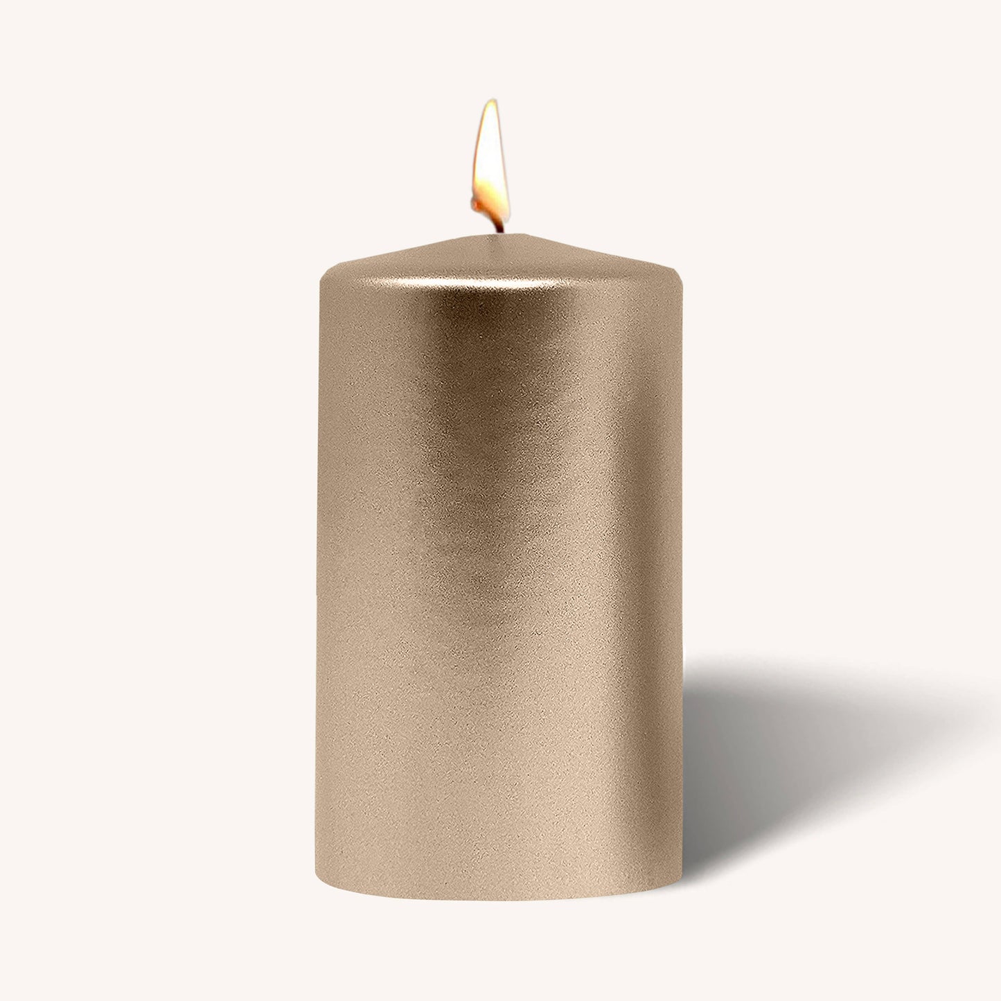 Metallic Copper Pillar Candle - 2.75 x 5" - 6 Pack