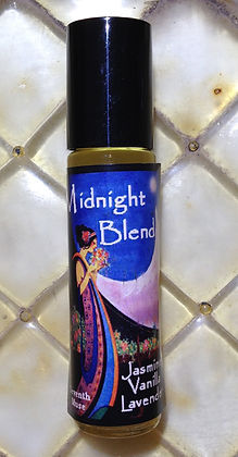 Seventh Muse, Roll On Perfume Oil, 1/3 oz Glass Bottle, Midnight Blend