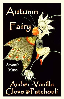 Seventh Muse, Roll On Perfume Oil, 1/3 oz Glass Bottle, Autumn Fairy