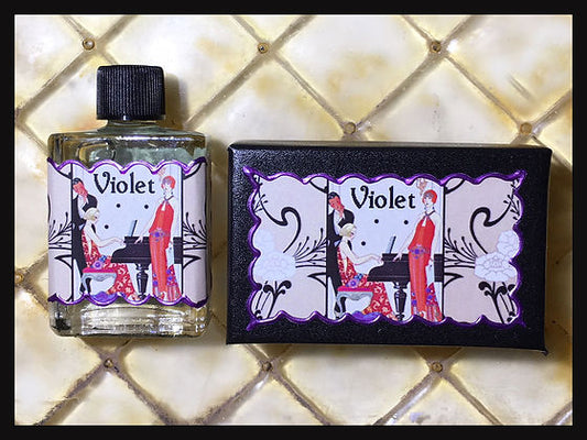 Seventh Muse, Perfume Oil in Black Box, Violet Scent