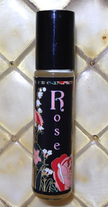 Seventh Muse, Roll On Perfume Oil, 1/3 oz Glass Bottle, Rose