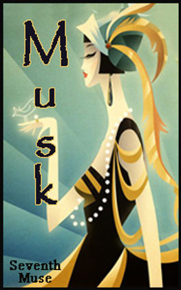 Seventh Muse, Roll On Perfume Oil, 1/3 oz Glass Bottle, Musk