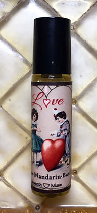 Seventh Muse, Roll On Perfume Oil, 1/3 oz Glass Bottle, Love