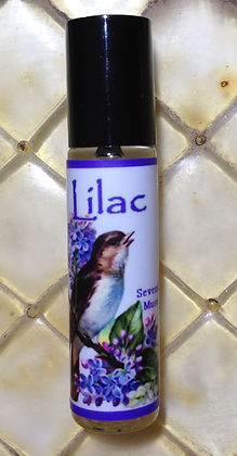 Seventh Muse, Roll On Perfume Oil, 1/3 oz Glass Bottle, Lilac