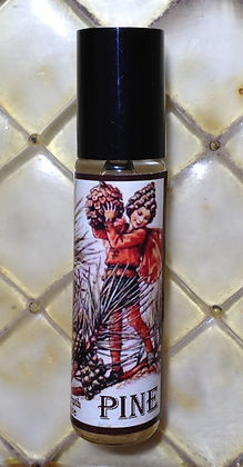 Seventh Muse, Roll On Perfume Oil, 1/3 oz Glass Bottle, Pine
