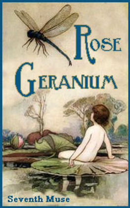 Seventh Muse, Roll On Perfume Oil, 1/3 oz Glass Bottle, Rose Geranium