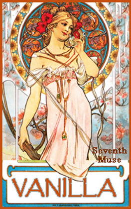 Seventh Muse, Roll On Perfume Oil, 1/3 oz Glass Bottle, Vanilla