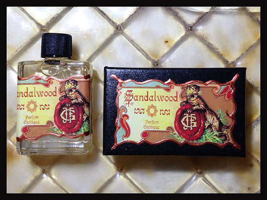 Seventh Muse, Perfume Oil in Black Box, Sandalwood Scent
