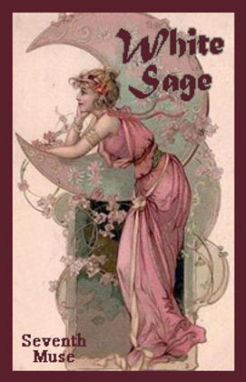Seventh Muse, Roll On Perfume Oil, 1/3 oz Glass Bottle, White Sage