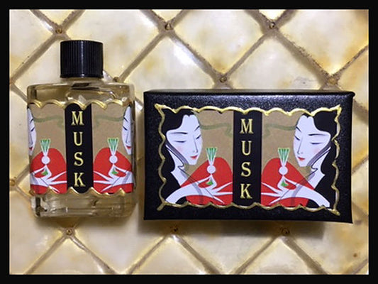 Seventh Muse, Perfume Oil in Black Box, Musk Scent