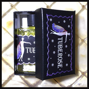 Seventh Muse, Perfume Oil in Black Box, Tuberose Scent