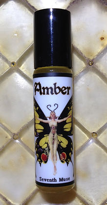 Seventh Muse, Roll On Perfume Oil, 1/3 oz Glass Bottle, Amber