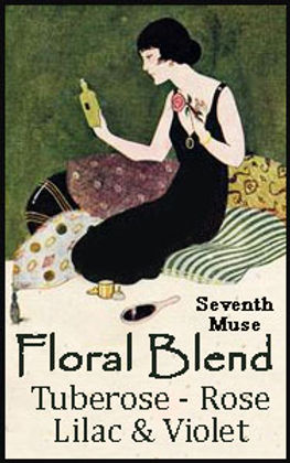 Seventh Muse, Roll On Perfume Oil, 1/3 oz Glass Bottle, Floral Blend