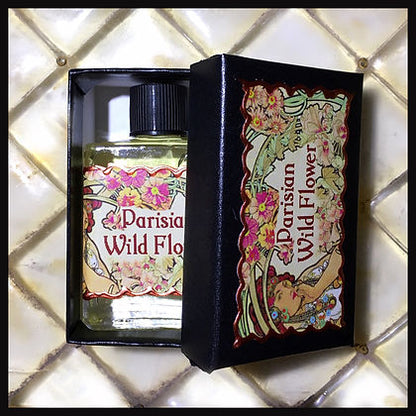 Seventh Muse, Perfume Oil in Black Box, Parisian Wild Flower Scent