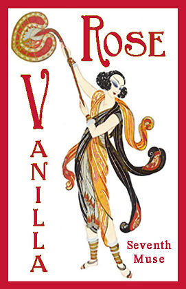 Seventh Muse, Roll On Perfume Oil, 1/3 oz Glass Bottle, Rose Vanilla