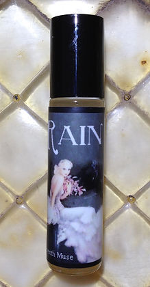 Seventh Muse, Roll On Perfume Oil, 1/3 oz Glass Bottle, Rain