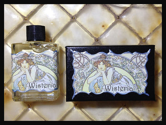 Seventh Muse, Perfume Oil in Black Box, Wisteria Scent